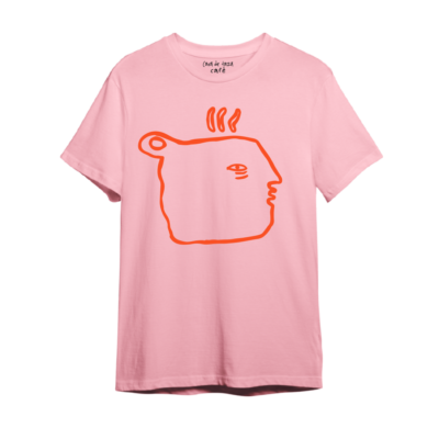 Playera Logo rosa